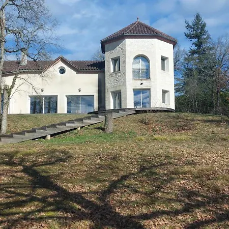 וילה Maison Hauts De Lascombes Parc Et Piscine גראמה